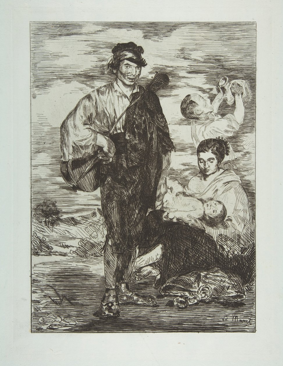 Die Zigeuner Les Gitanos, 1862 von Édouard Manet