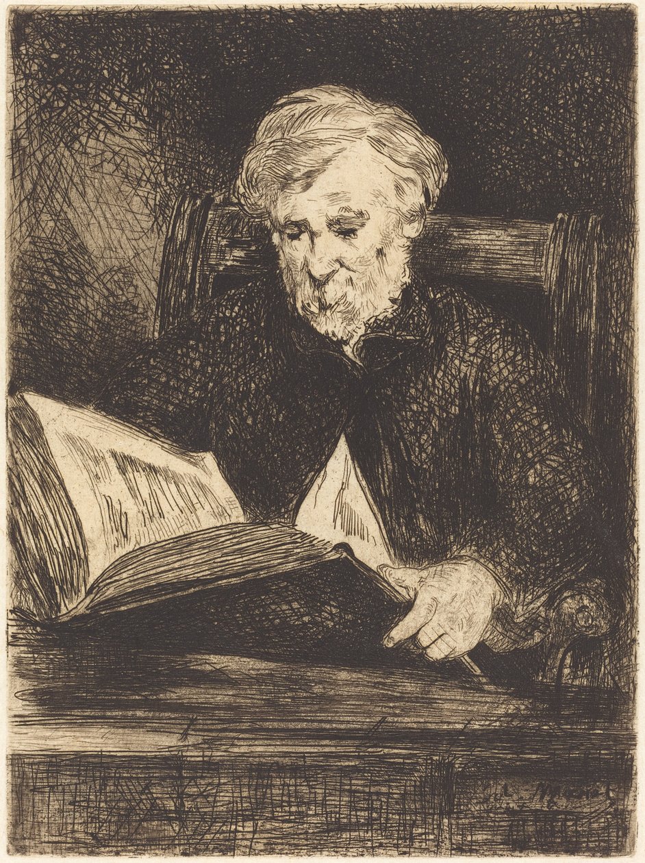 Der Leser, 1861 von Édouard Manet
