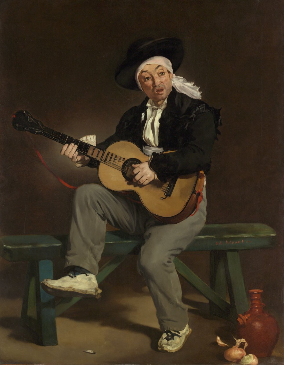 Der spanische Sänger, 1860 von Édouard Manet