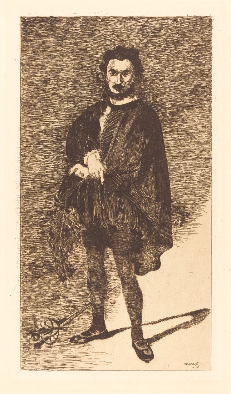 Der tragische Schauspieler von Édouard Manet