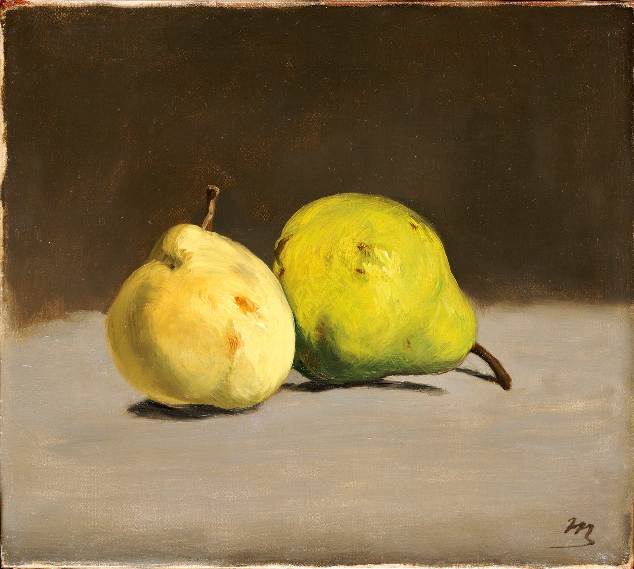 Zwei Birnen, 1864 von Édouard Manet