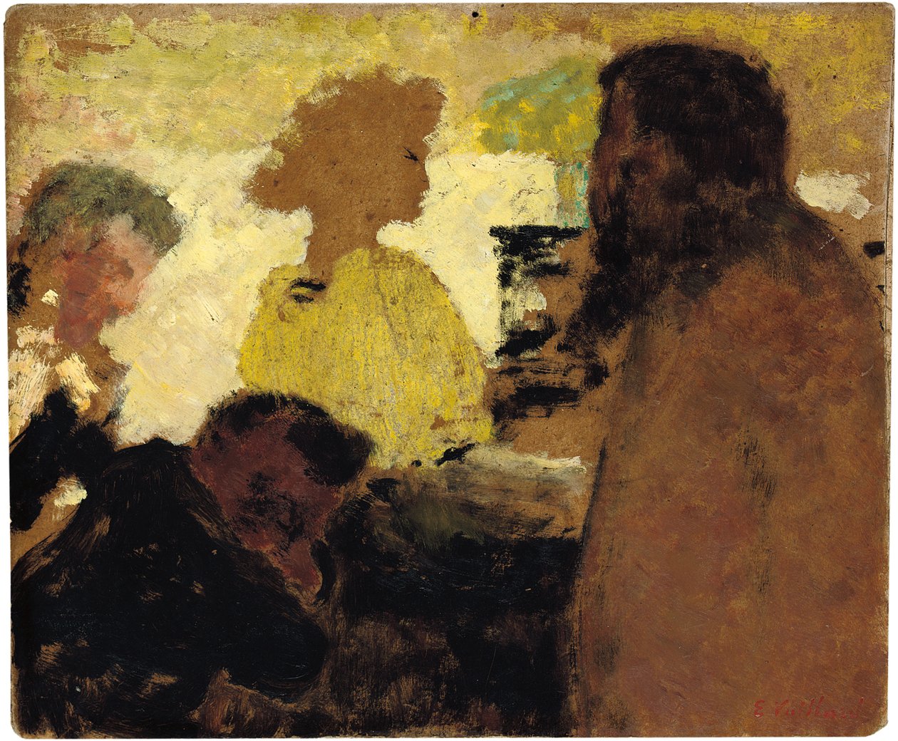 Am Klavier, ca. 1896 von Edouard Vuillard