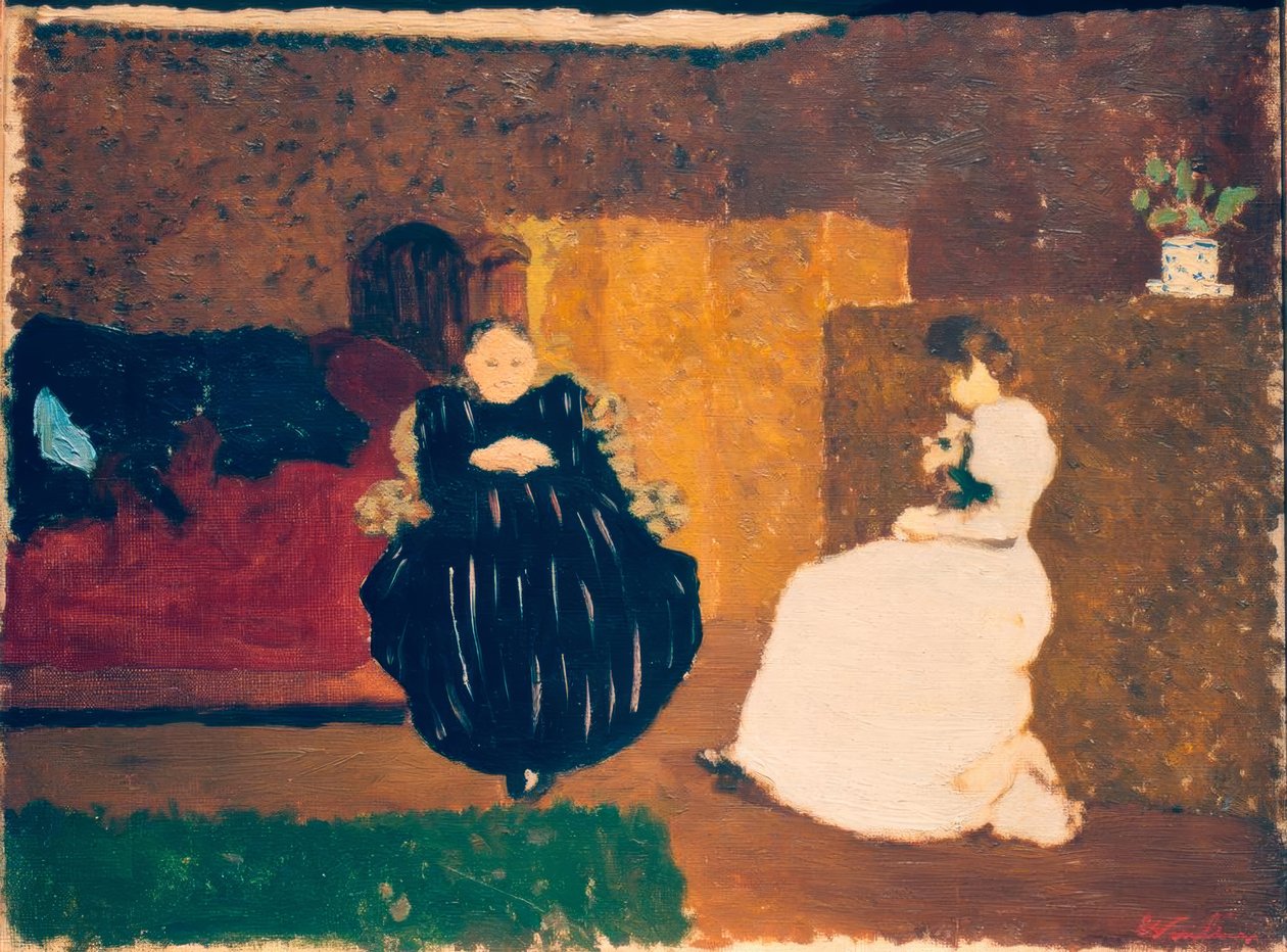 Das Gespräch von Edouard Vuillard