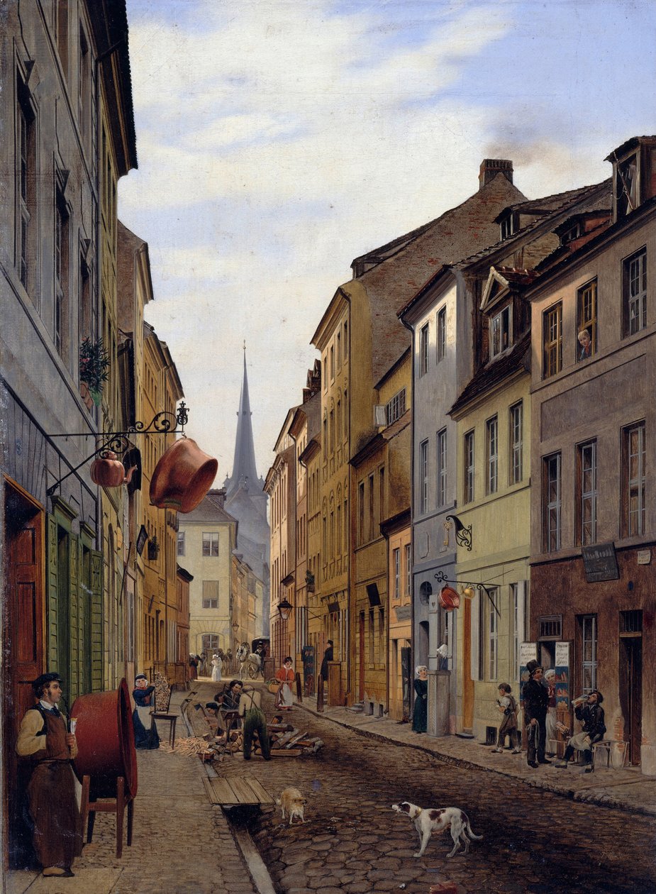 Die Parochialstraße von Eduard Gaertner