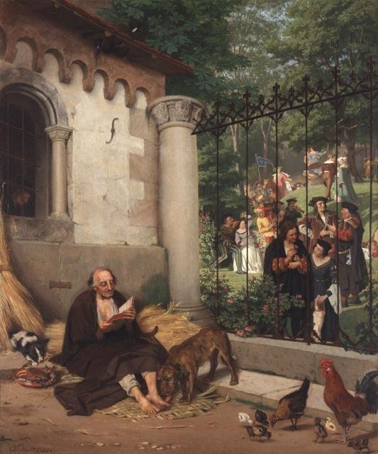 Lazarus und der reiche Mann von Eduard Karl Franz von Gebhardt