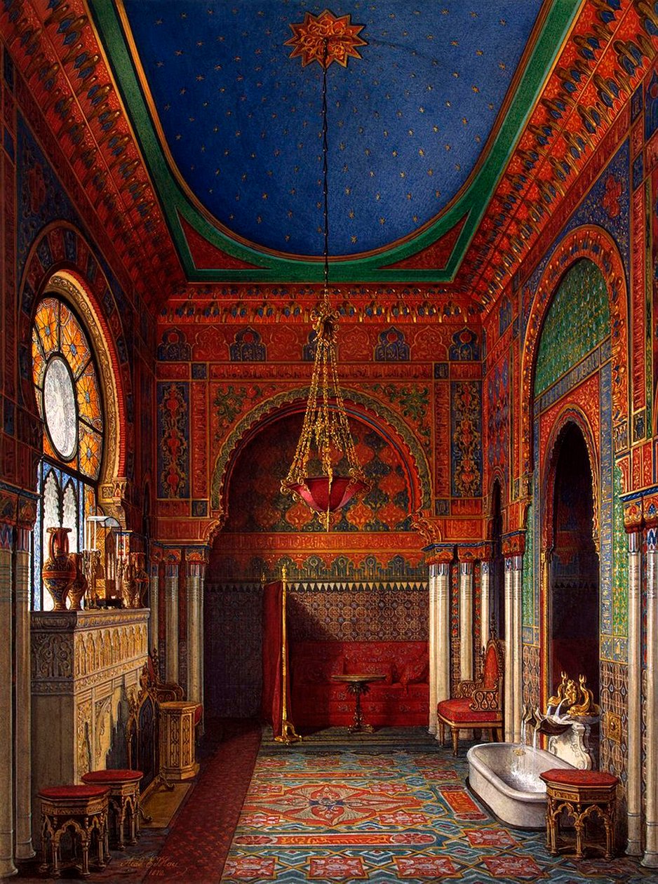 Innenräume des Winterpalastes, 1870 von Eduard Hau
