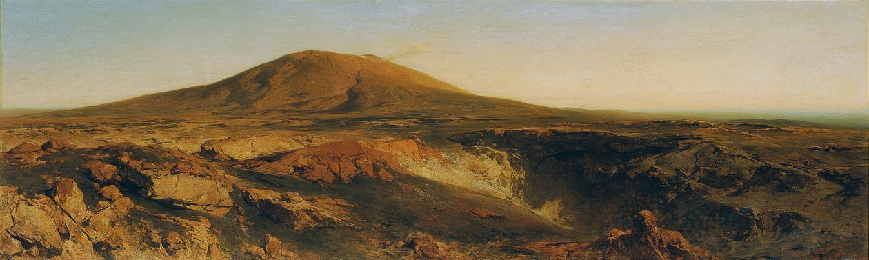 Der Gipfel des Ätna 1878 von Eduard Peithner von Lichtenfels