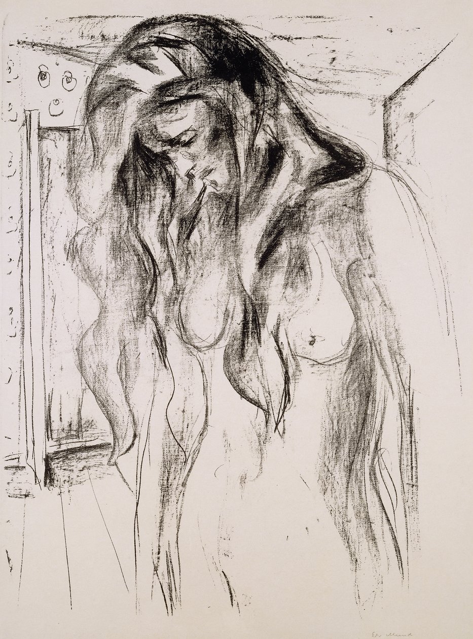 Weinendes Mädchen von Edvard Munch