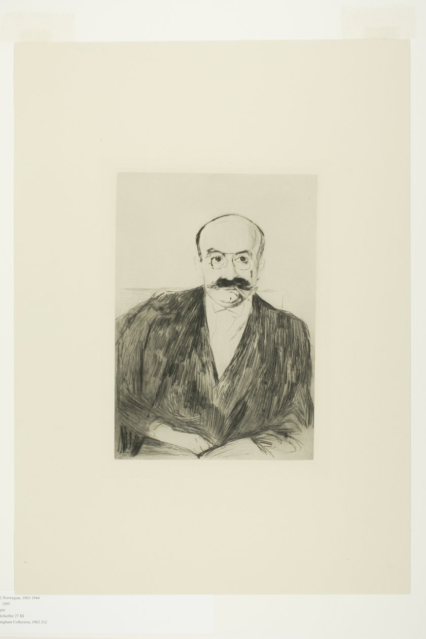Dr. Max Asch von Edvard Munch