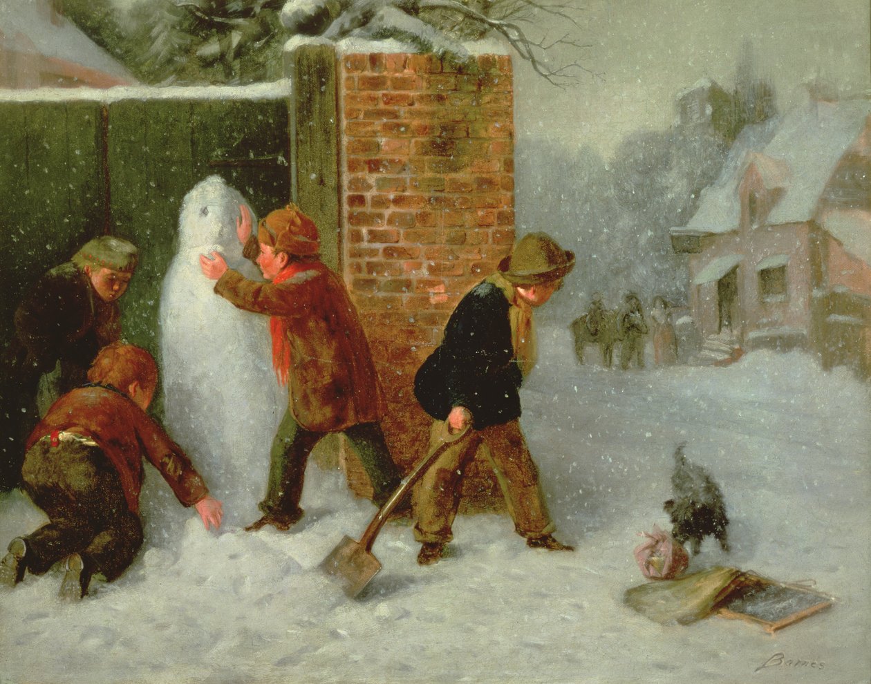 Der Schneemann von Edward Charles Barnes