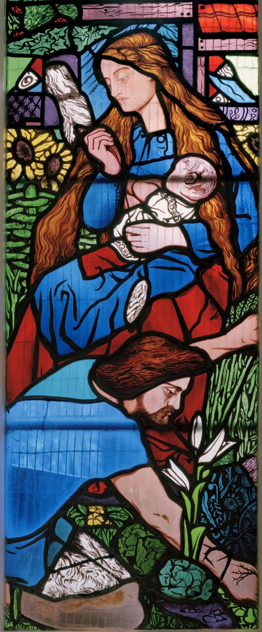 Adam und Eva nach dem Sündenfall, 1857 von Edward Burne Jones