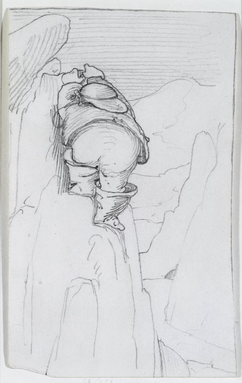 William Morris besteigt einen Berg in Island, ca. 1871 von Edward Burne Jones
