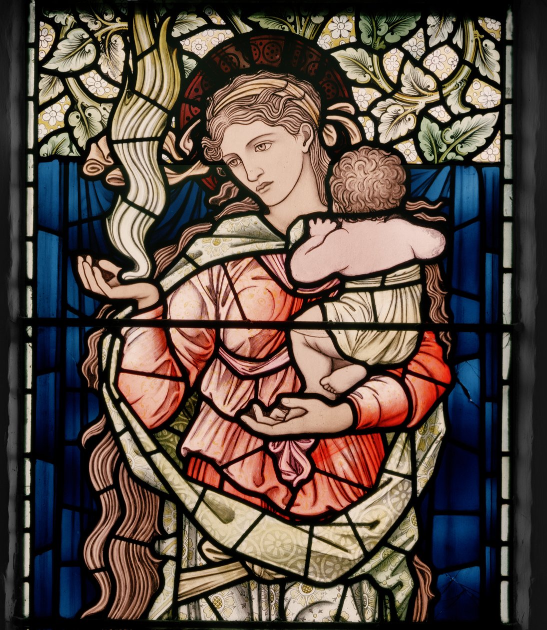 Nächstenliebe (Detail) von Edward Coley and Dearle Burne Jones