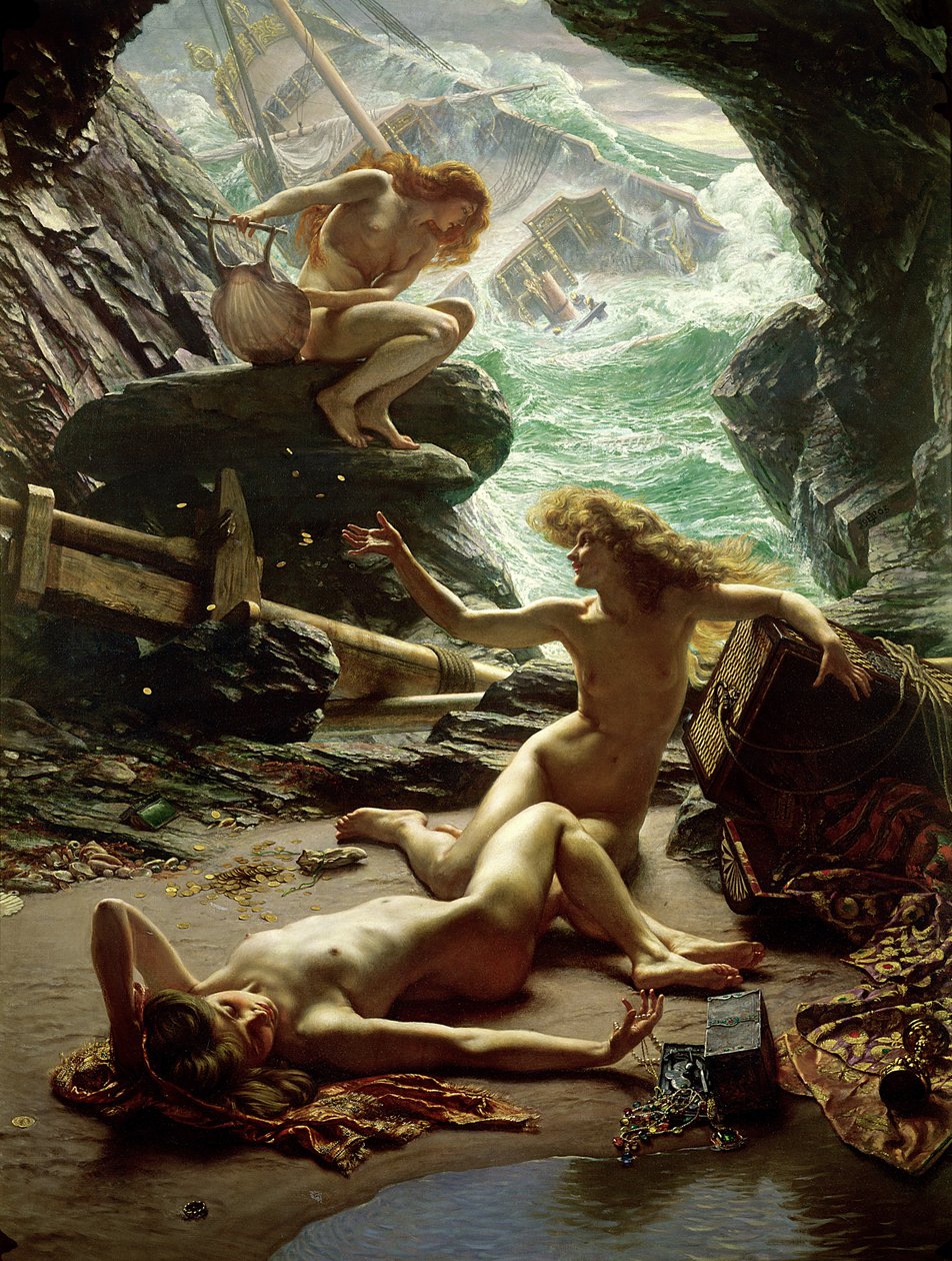 Die Höhle der Sturmnymphen, 1903 von Edward John Poynter