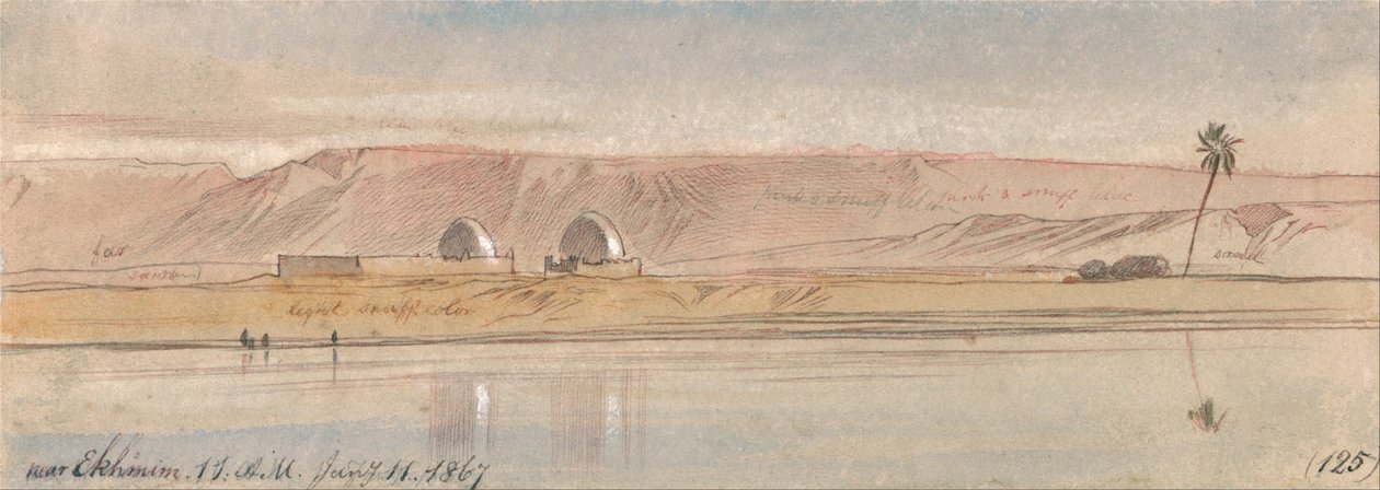 In der Nähe von Ekhmim von Edward Lear