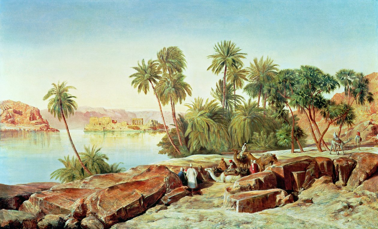 Philae am Nil von Edward Lear