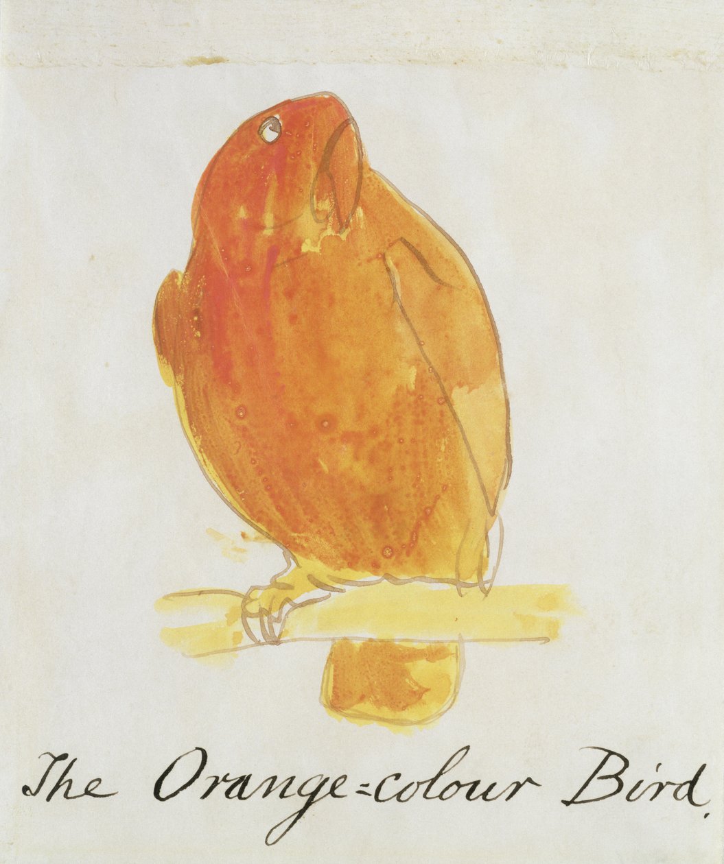 Der orangefarbene Vogel, aus 