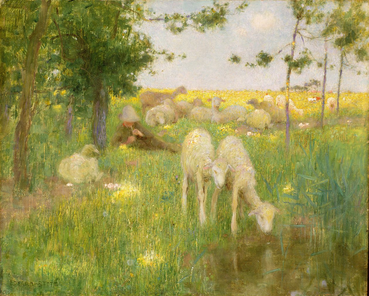 Frühling von William Edward Stott