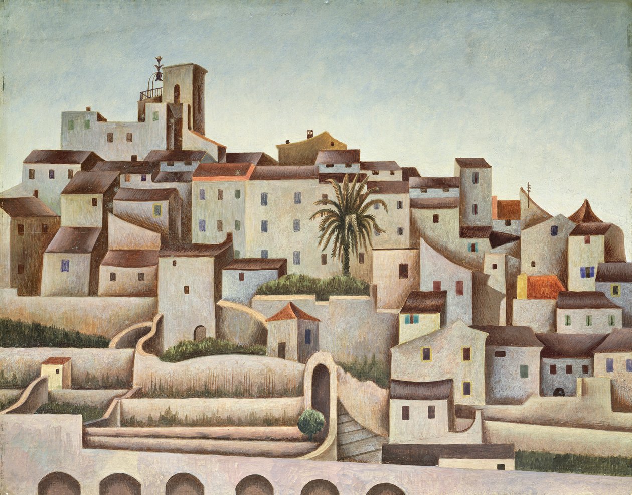 Biot, ca. 1925 von Edward Alexander Wadsworth