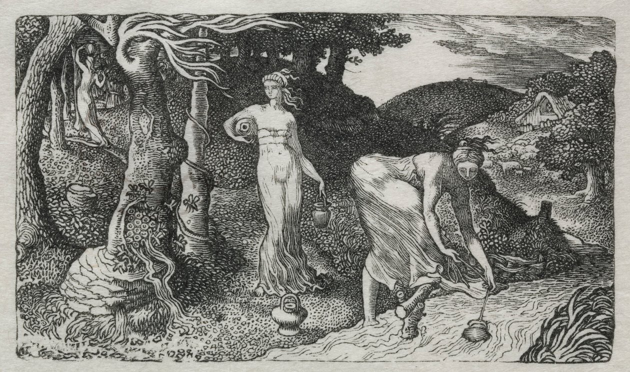 Der Bach, 1829 von Edward Calvert