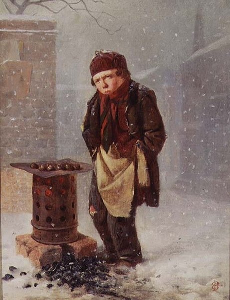 Der Kastanienverkäufer von Edward Charles Barnes