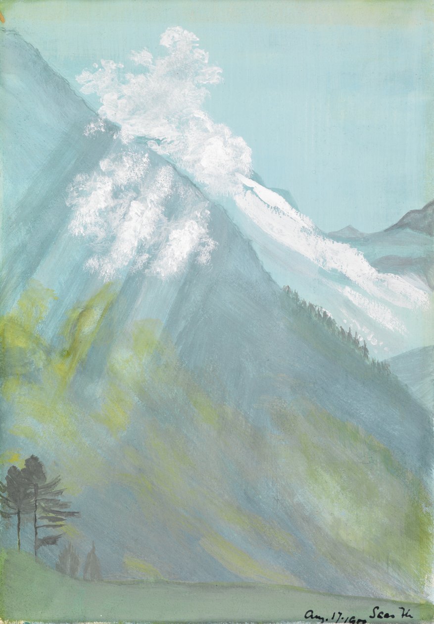 Saas-Fee, Schweiz von Edward Clifford