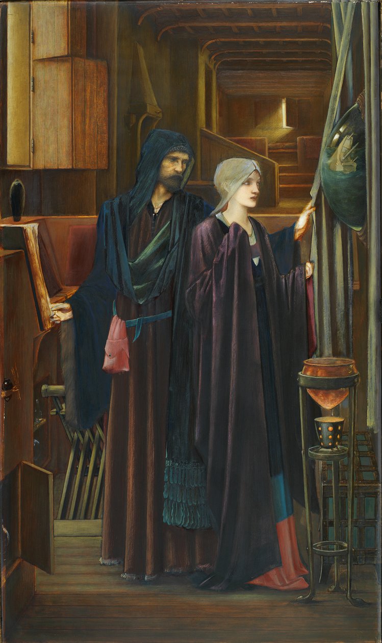 Der Zauberer, 1898 von Edward Burne Jones