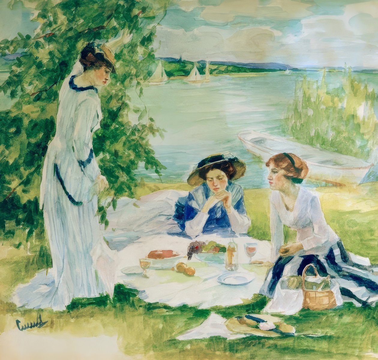 Das Picknick von Edward Cucuel