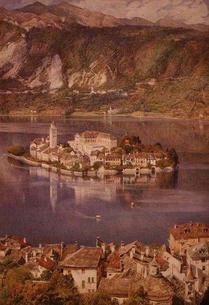 Isola San Giulio, Ortasee von Edward John Poynter