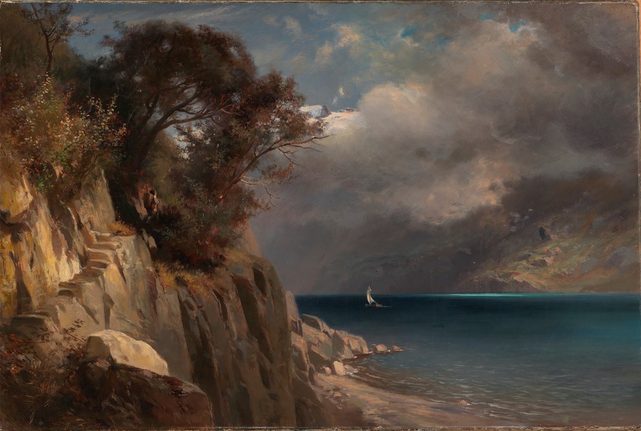 Seelandschaft von Edward L. Custer