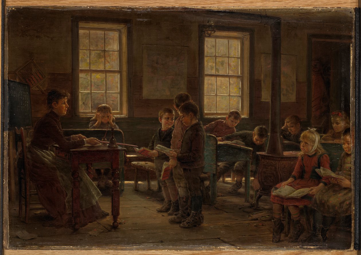 Eine Landschule von Edward Lamson Henry