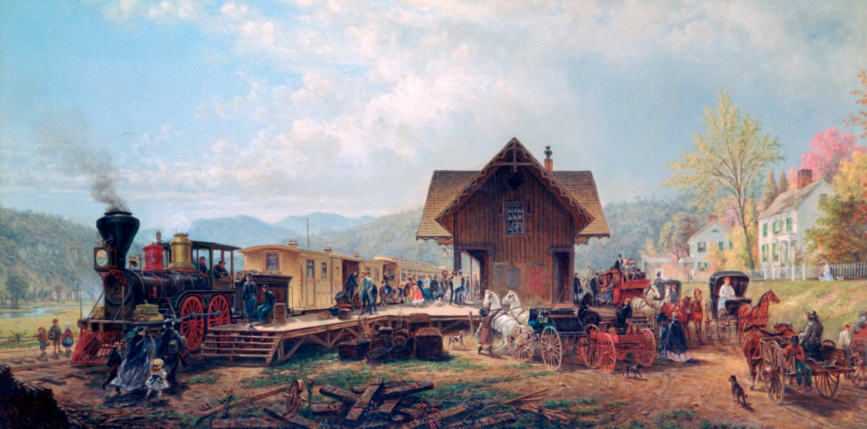 Die 9:45 Unterkunft, 1867 von Edward Lamson Henry