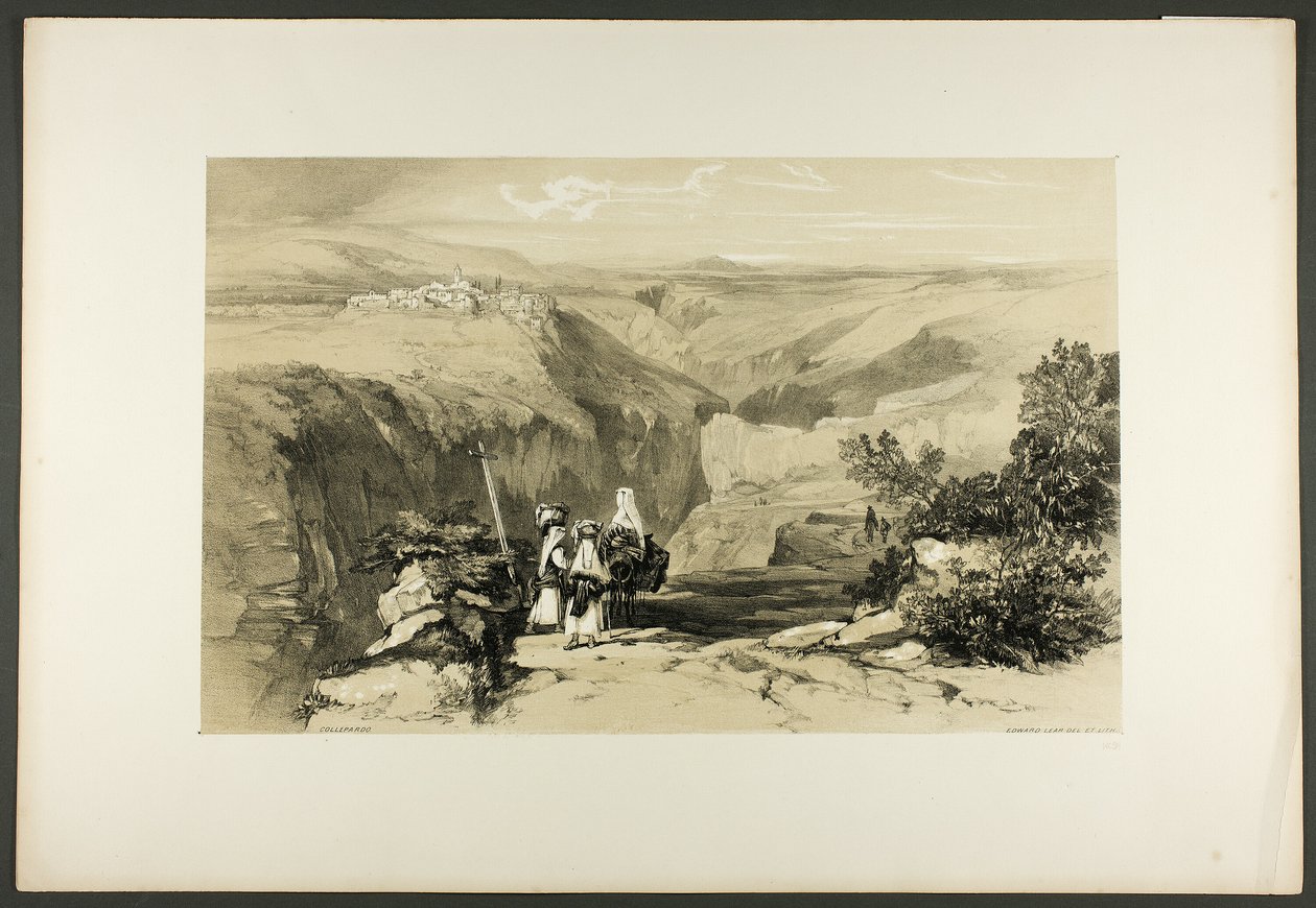 Collepardo von Edward Lear