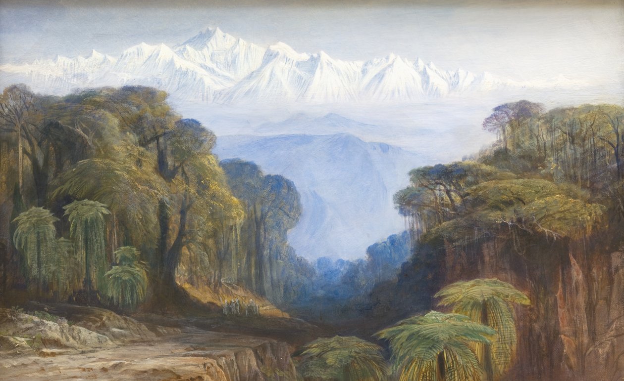 Kinchinjunga, 1877 von Edward Lear