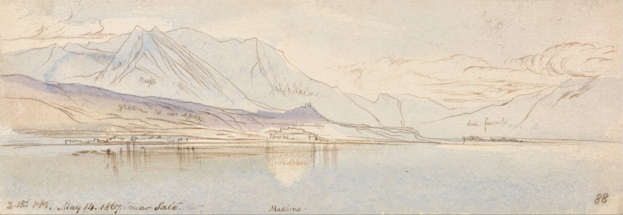 In der Nähe von Salo, Maderno von Edward Lear