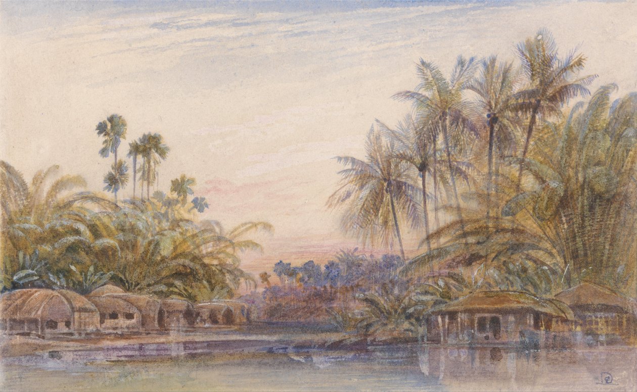 Tollygunge, Kalkutta von Edward Lear