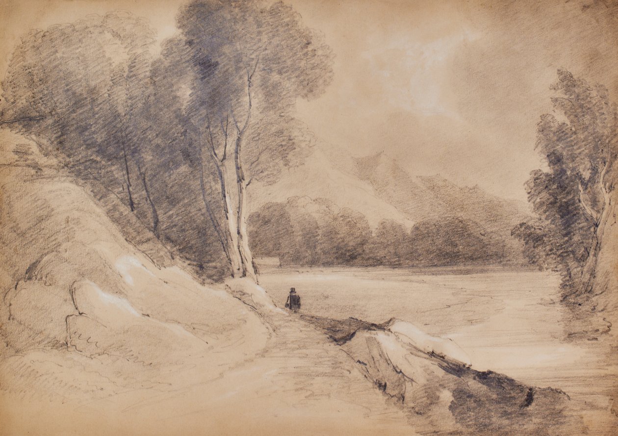 Landschaft mit Figuren von Edward Pretty