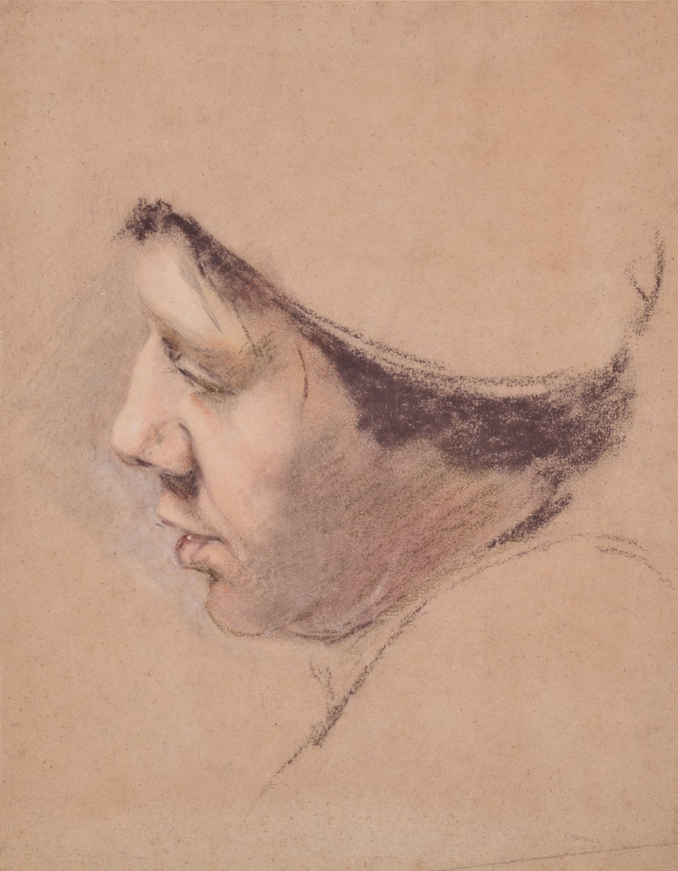 Profil eines Mannes von Edward Pretty