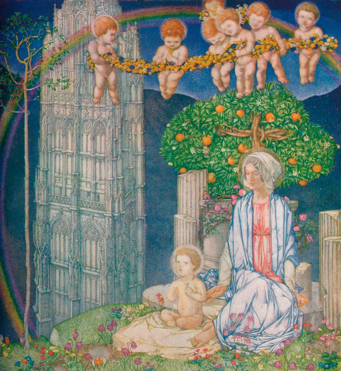 Unsere Liebe Frau der Verheißung von Edward Reginald Frampton