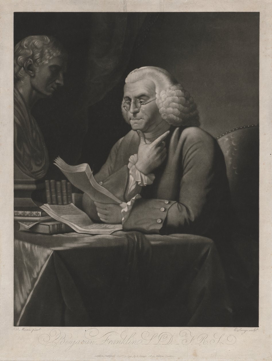 Benjamin Franklin von Edward Savage