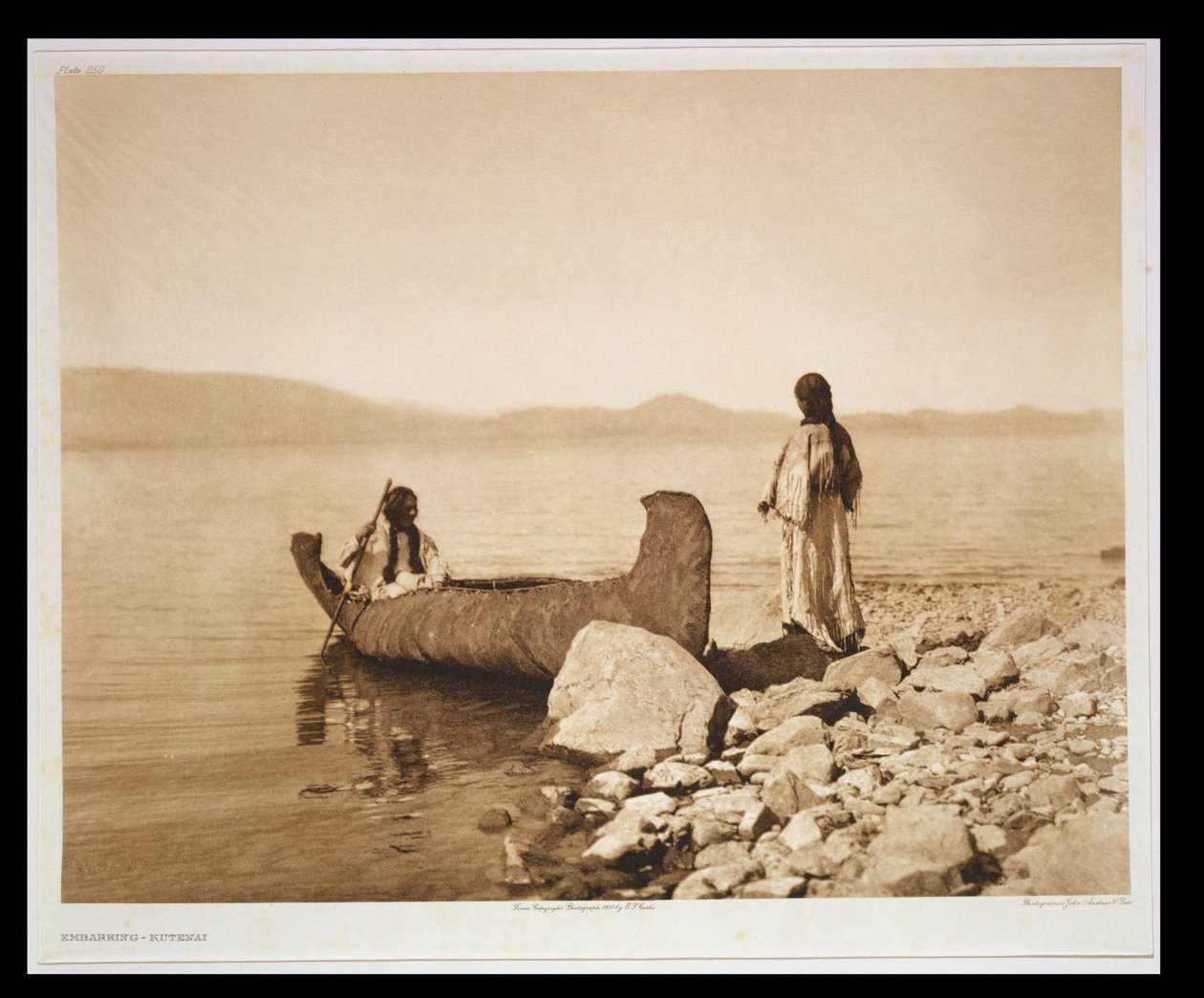 Einschiffung - Kutenai von Edward Sheriff (after) Curtis