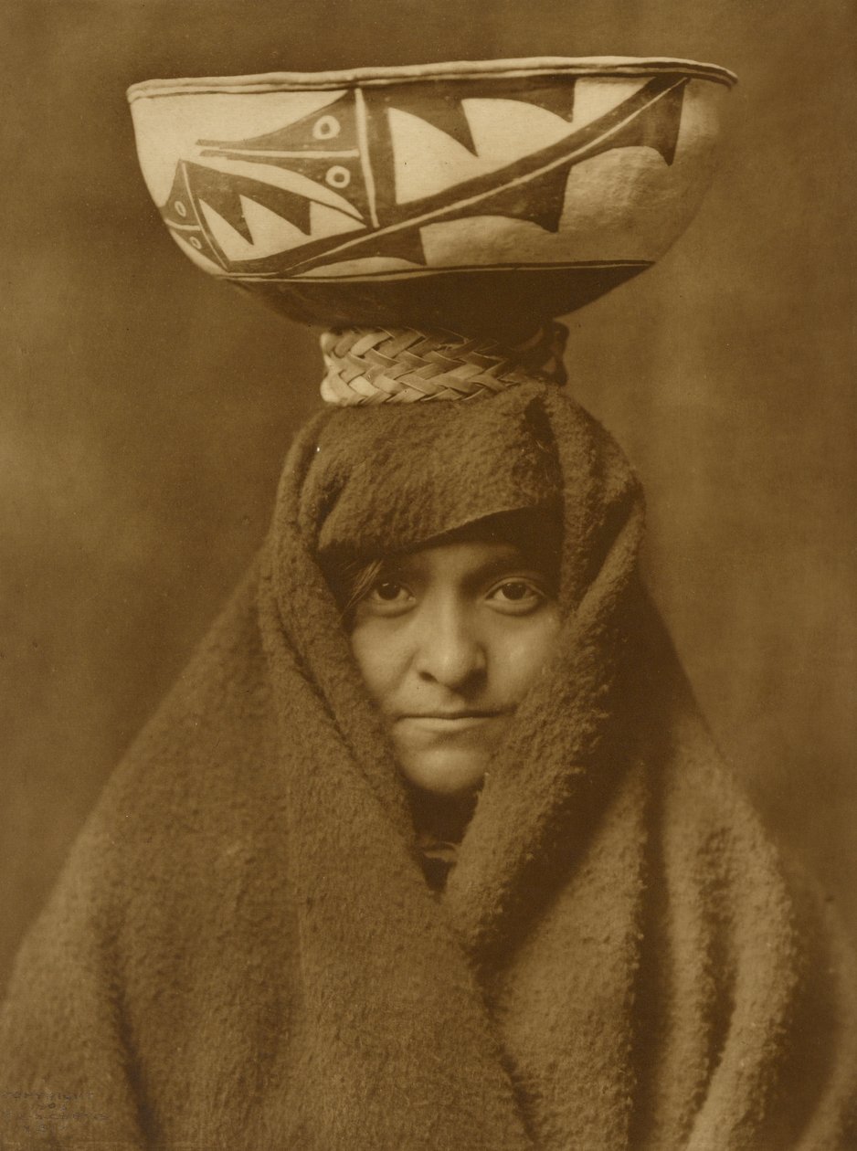 Zuñi-Frau von Edward Sheriff Curtis
