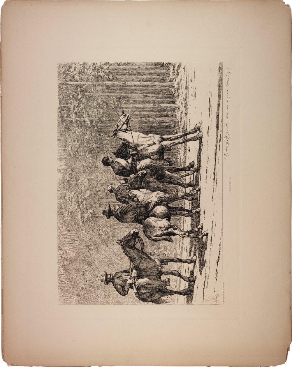 Bummers, 1876 von Edwin Austin Forbes