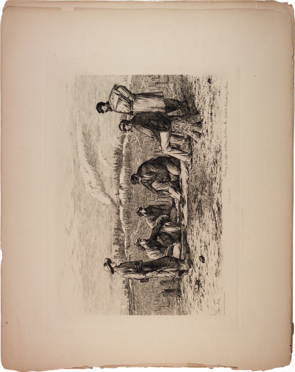 Verkehr zwischen den Linien, 1876 von Edwin Austin Forbes