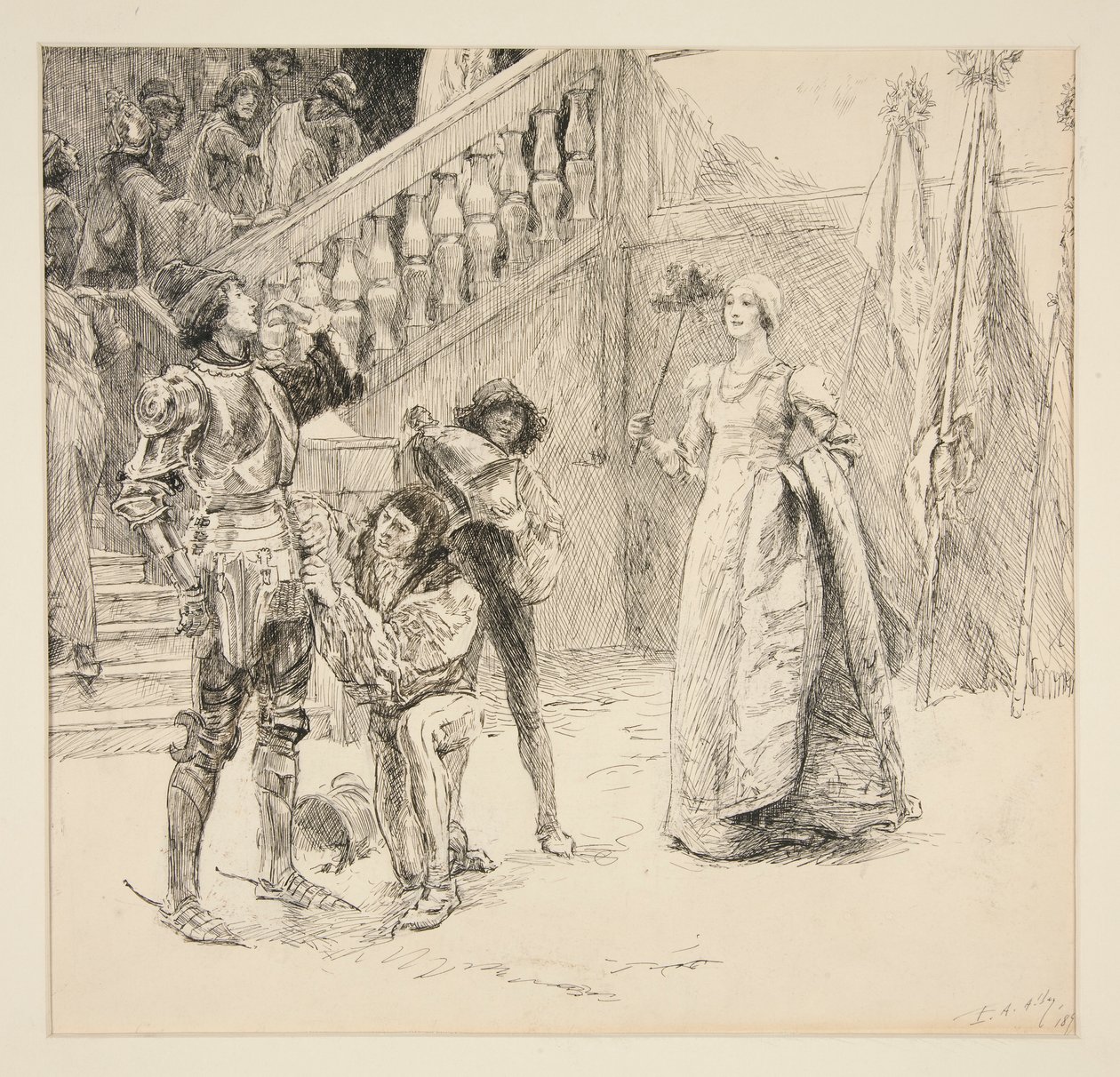 Benedick von Edwin Austin Abbey