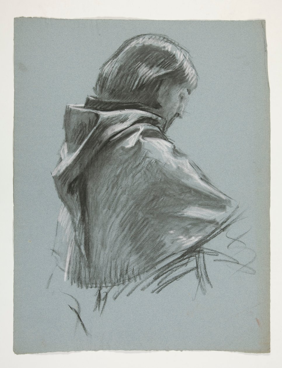 Figurenstudie für König Artus von Edwin Austin Abbey