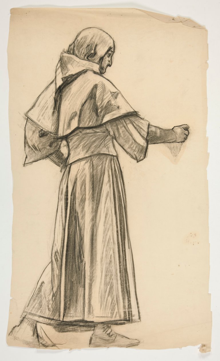 Figurenstudie für König Arthur von Edwin Austin Abbey