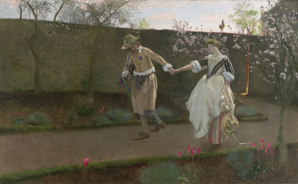 Maifeiermorgen, 1890-94 von Edwin Austin Abbey