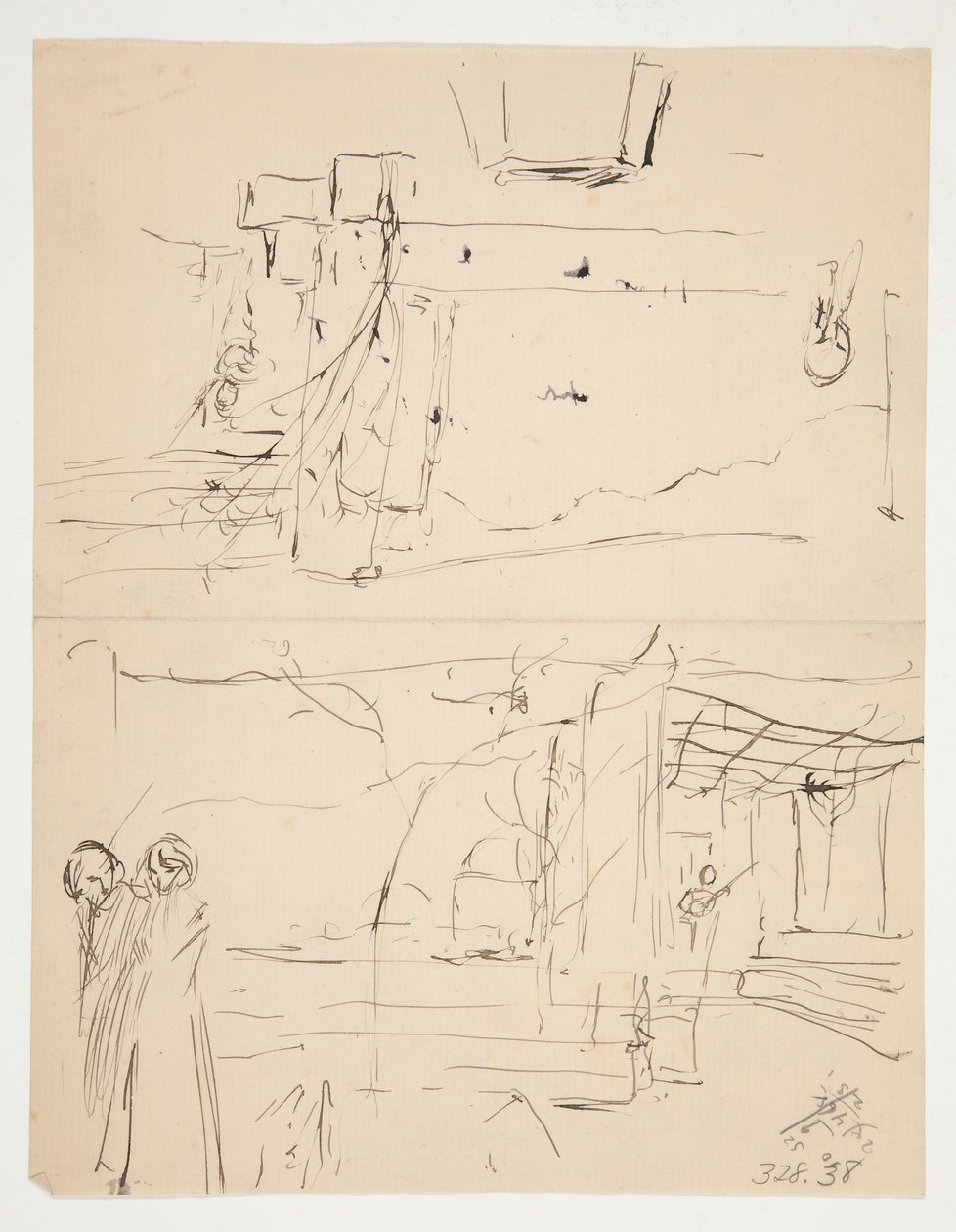 Studie für Was ihr wollt (?) von Edwin Austin Abbey
