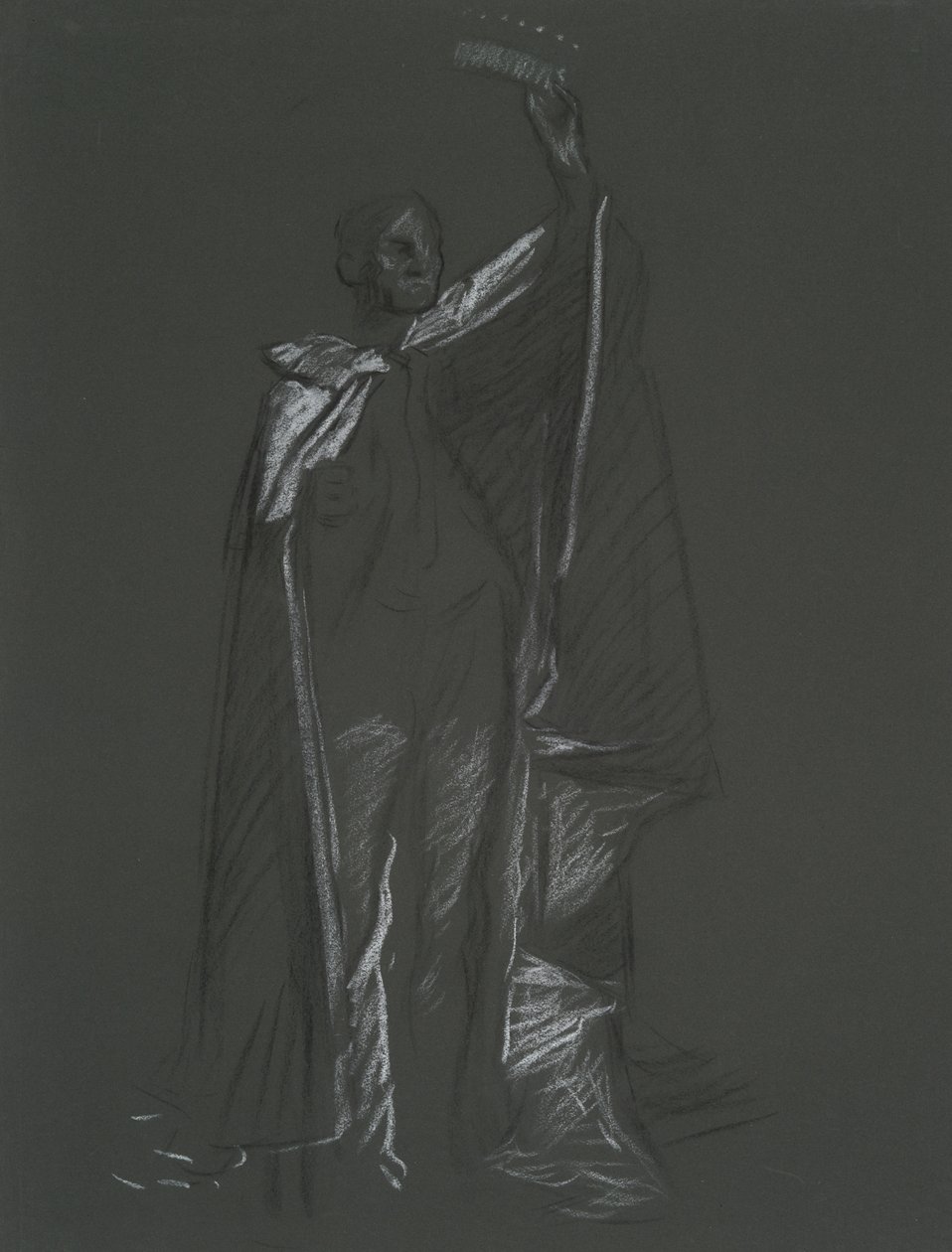 Studie von Peer von Edwin Austin Abbey
